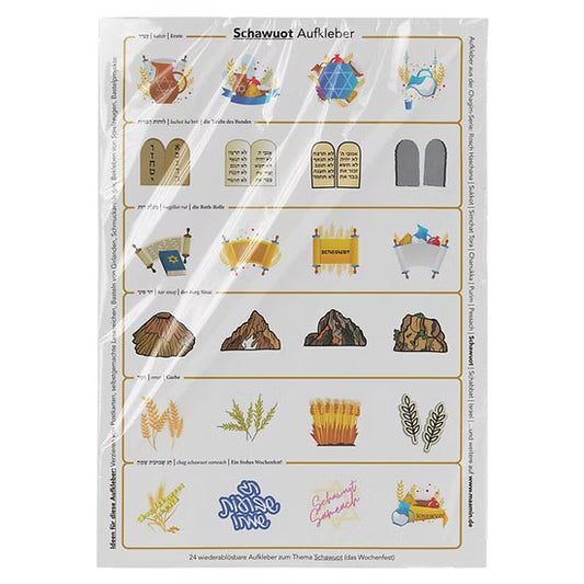 24 Aufkleber für Feiertage (Deutsch)