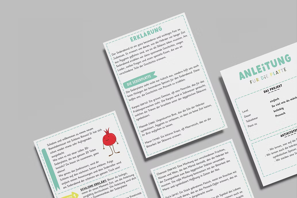 3D-Sederplatte (Deutsch) | Bastelset