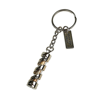 Kabbala-Schlüsselanhänger Mezuzah mit Gebet für leichte Geburt und Schutzsymbolen