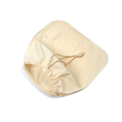 Siebbeutel/Seihtuch 30x30cm, aus Baumwolle mit Kochanleitung für Labne-Käse!