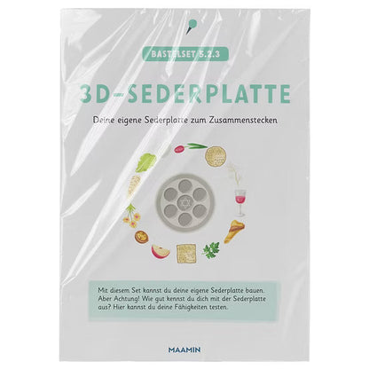 3D-Sederplatte (Deutsch) | Bastelset