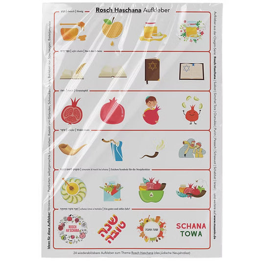 24 Aufkleber für Feiertage (Deutsch)