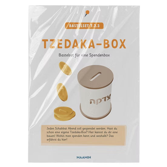 Tzedaka-Box (Deutsch) | Bastelset