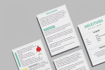 3D-Sederplatte (Deutsch) | Bastelset